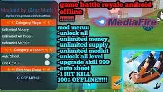 Battle royale FireForce mod menu (game android battle royale 100% OFFLINE!👍🏻) screenshot 2