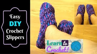 Beginner Friendly: Crochet Slipper for ALL Sizes! | ❤LifeWithLisa343💋 | How to Crochet screenshot 3