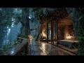 Soft Rain in the Deep Forest at Night 🌲 | Relax &amp; Drift into Deep Sleep 🌧️