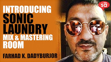 The Sonic Laundry - mix and mastering room of Farhad K. Dadyburjor | converSAtions | SudeepAudio.com