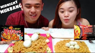 Filipino Food Mukbang | Spicy Noodles