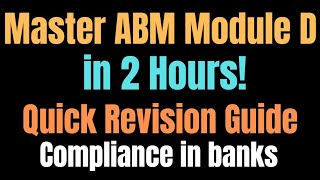 🎯 Master ABM Module D 🎯🌟 in Just 2 Hours! 🌟💥 Ultimate Quick Revision Guide for Exams! 💥