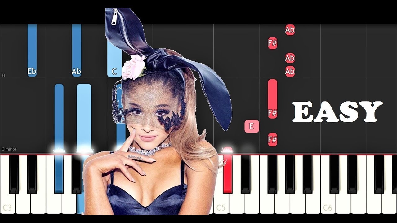 Ariana Grande 7 Rings Easy Piano Tutorial