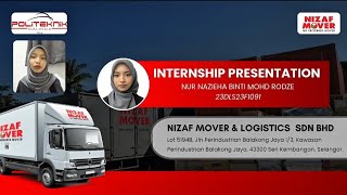 INTERNSHIP PRESENTATION 23DLS23F1091