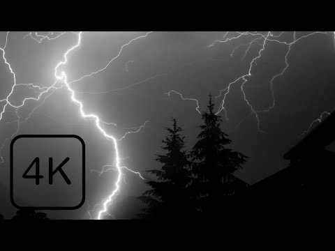 Быстро заснуть за 3 минуты,С проливным дождем на жестяной крыше и мощными звуками грома