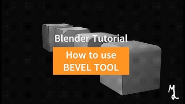 How to use the Bevel tool - Blender Tutorial (Beginners)