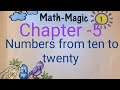 CBSE Maths class -1 chapter-5 Numbers from ten to twenty Part-7