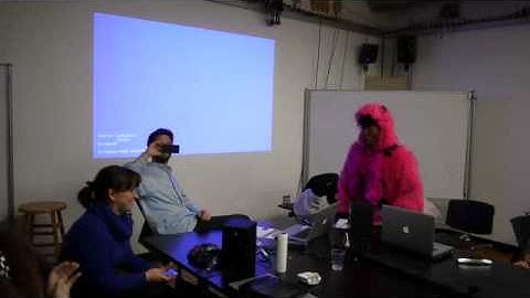 Dan Shiffman with pink gorilla!!