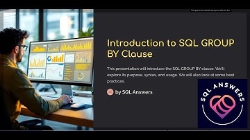 Intro to SQL Group By
