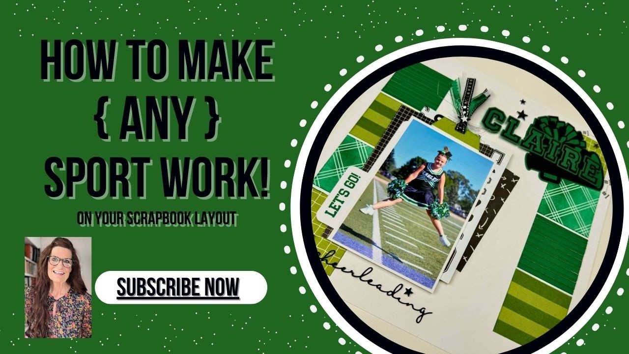 Sports Scrapbook Layout Hack | New Product Sneak Peek