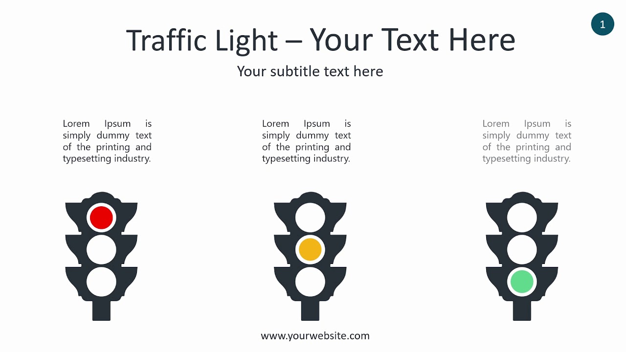 Powerpoint Stoplight Chart Template