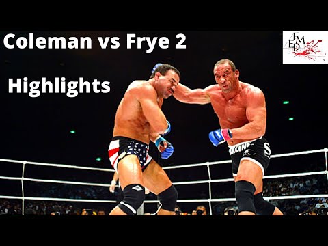 Mark Coleman vs Don Frye 2  Марк Колман - Дон Фрай 2 highlights