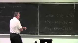 Lesson 32 3 Marginal Cost and Marginal Revenue as First Order Condition