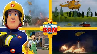 Best Helicopter Rescues | Full Episodes! | 2 Hour Compilation | Fireman Sam | WildBrain Little Jobs