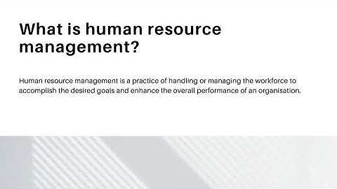 Basics Of Human Resource Management By Professional Management Assignment Helpers
