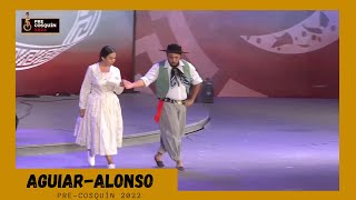 Video thumbnail of "Pareja de baile tradicional (Rasguido doble) /// Aguiar-Alonso /// Pre Cosquín 2022."