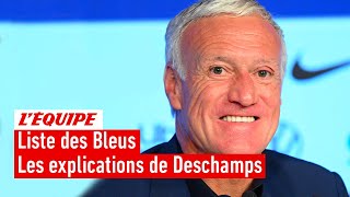 Équipe de France - La conférence de presse de Deschamps après la liste des 25 Bleus pour l