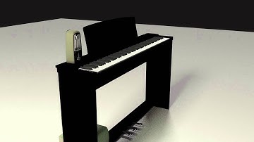 Digital digital Piano (Kinect v2 3D scan and remesh)