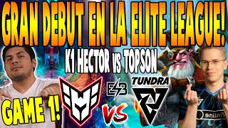 HEROIC vs TUNDRA [GAME 1] BO3 - K1, SCOFIELD, DAVAI LAMA vs TOPSON, PURE - ELITE LEAGUE DOTA 2