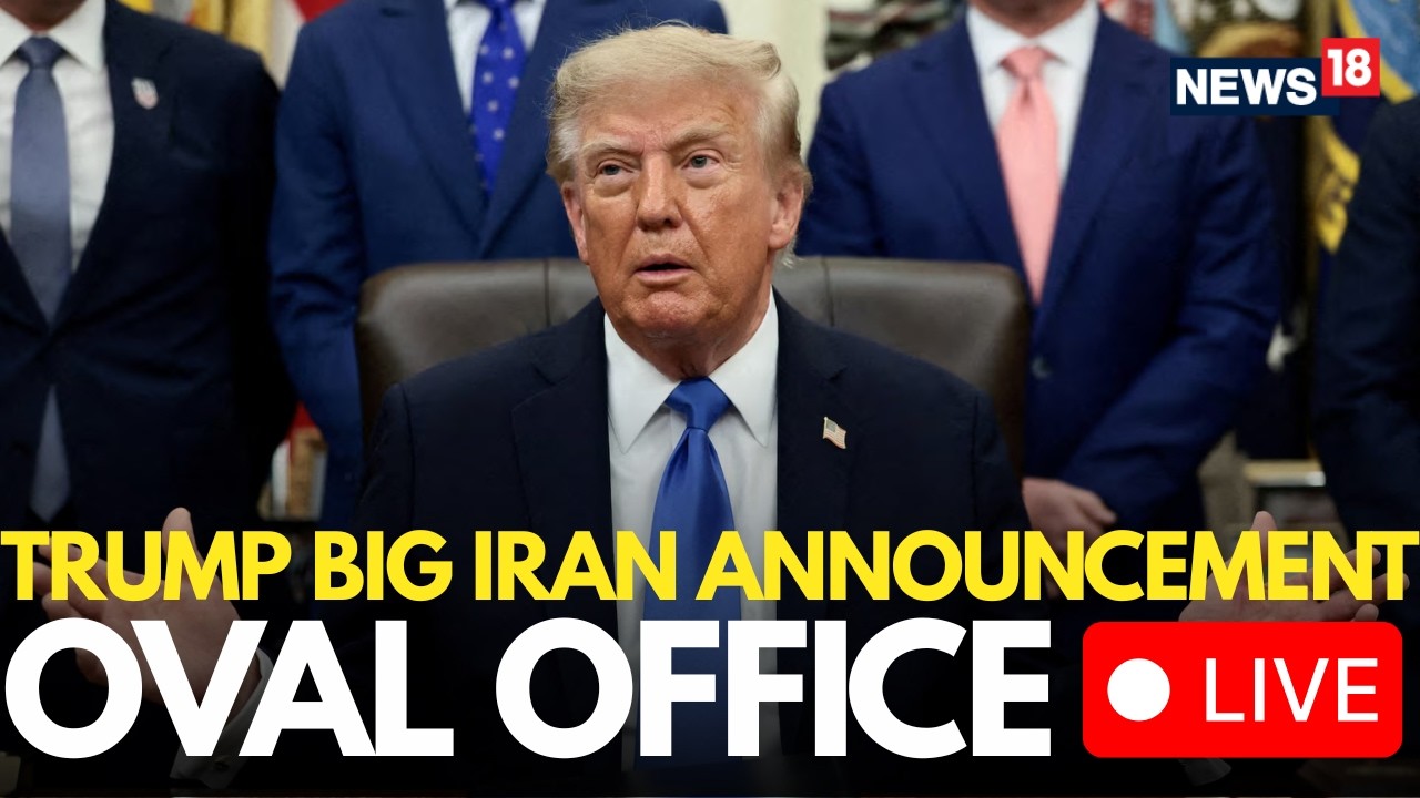 LIVE | Trump Makes BIG Iran Announcement: Major US-Iran War Update From Oval Office