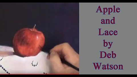 How To Paint Watercolor For Beginners -  Apple and...