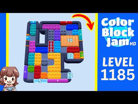 Color Block Jam Level 1185 walkthrough video preview