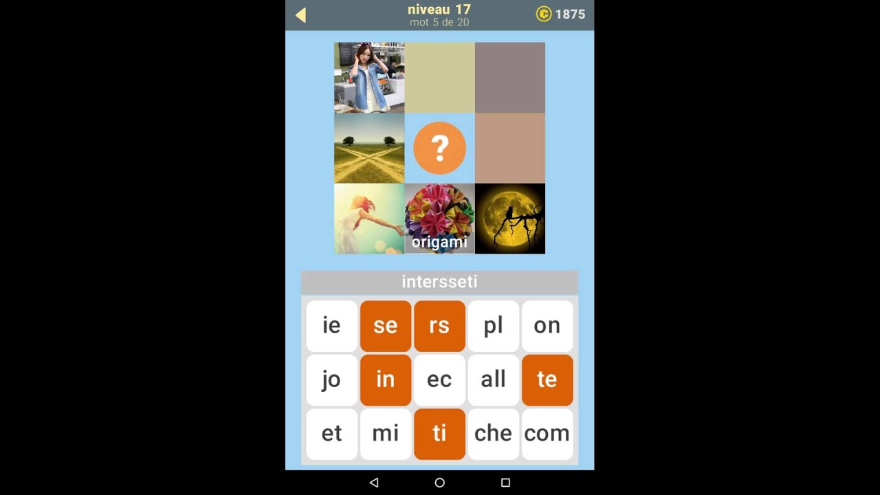 Solution 580 Mots Niveau 17 YouTube