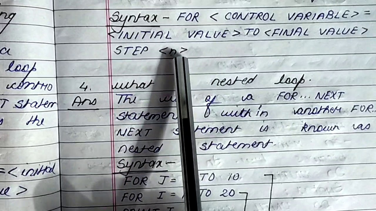 Class 7 || Looping Statements || Questions and Answers. - YouTube