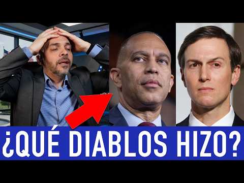 ¿QUÉ DIABLOS HIZO JEFFRIES? Reunión secreta con Jared Kushner 🤦🏻‍♂️