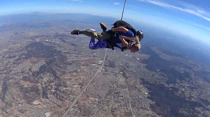 Claire Rhoades   Tandem Skydiving at Skydive Elsin...