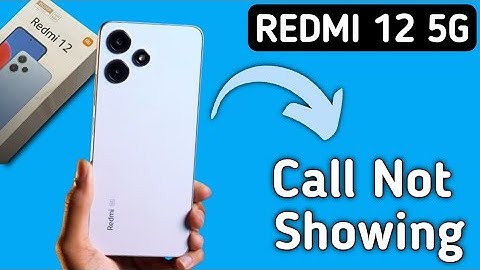 incoming call ringing but not showing redmi 12, how to fix incoming call not showing on screen