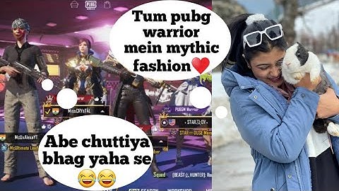 RANDOM 😂 PUBGM WARRIOR RICH BOYS V/S ME POOR GIRL🥺 / I AM NOOB PRANK - TDM PRANK [ youtubeALEXA ]