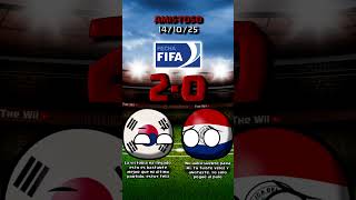 COREA DEL SUR vs PARAGUAY| AMISTOSO #countryballs