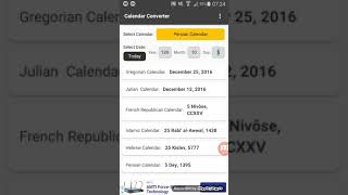 Calendar Converter screenshot 2