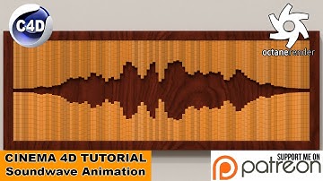 SOUNDWAVE ANIMATION (Cinema 4D - Free Tutorial)