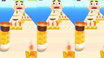 Sandwich Runner | 3X Gameplay walkthrough | Level 91 - 95 | IOS Android #sanwichrunner #gameplay