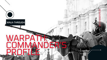 Warpath: A Detailed Commander