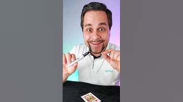 Pen through card 😲 Magic Trick REVEALED 👍