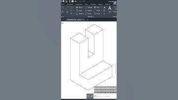 Isometric drawing exercise in autocad #exercise #isometric #autocad