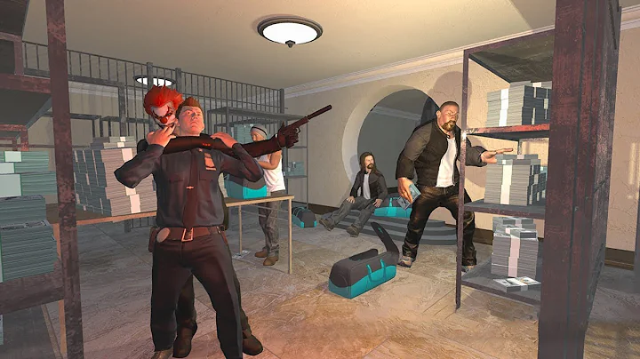 Killer Clown Bank Cash Robbery Real Gangster (by 3Dee Space) Android Gameplay [HD]