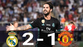 Real Madrid vs Manchester United 2-1 ESPN (Relato Miguel Simón) Supercopa de Europa 2017