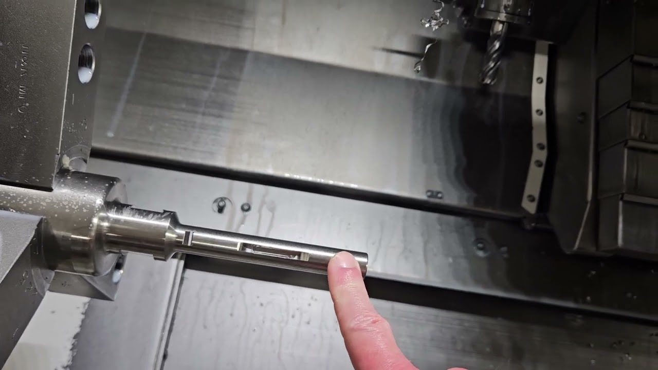 Mazak Smooth G X axes adjustment on Line Center in ZY mode - YouTube