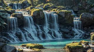 Picturesque waterfalls [Relaxation video] screenshot 3