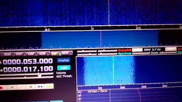 SAQ Grimeton 17.5 kHz received by Afedri SDR and active dipole