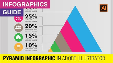 Pyramid Infographic template | Adobe Illustrator Tutorial | Illustrator Infographic Tutorial