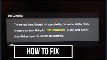 Fix resolution not supported by monitor