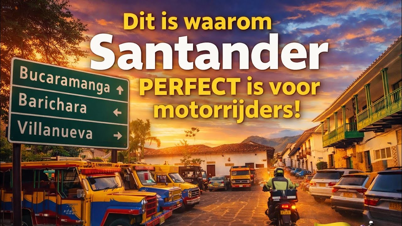 Dit is waarom Santander PERFECT is voor motorrijders! 🏍️🇨🇴