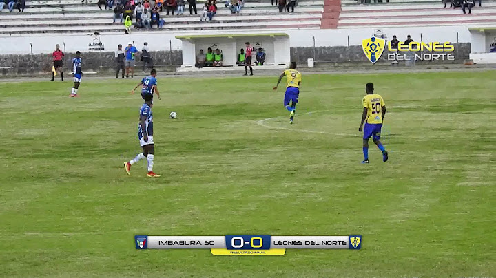 IMBABURA SC 0 - LEONES DEL NORTE 0 (FECHA 4)