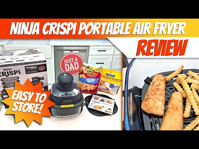 Ninja Crispi Portable Air Fryer FN101 HONEST REVIEW Cooks Great