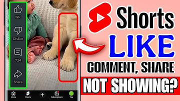 Youtube Shorts Like Option Not Showing | Shorts Like Comment Share Missing | Youtube Problem Today